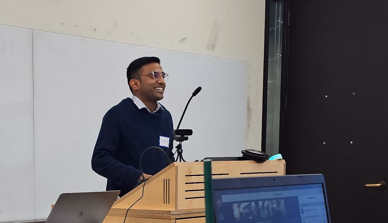Shaban speaking at Civic Tech Toronto